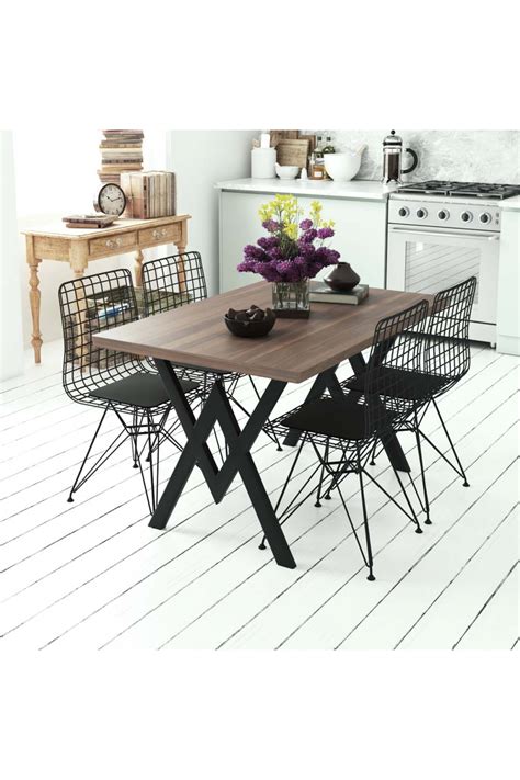 parla 4 sandalyeli mutfak masası